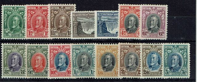 Image of Southern Rhodesia/Zimbabwe SG 15/27 LMM British Commonwealth Stamp